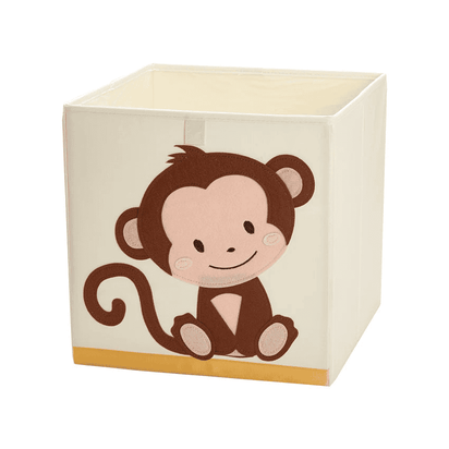Squared Foldable Storage Box with Animals Multivariant - The Little Big Store