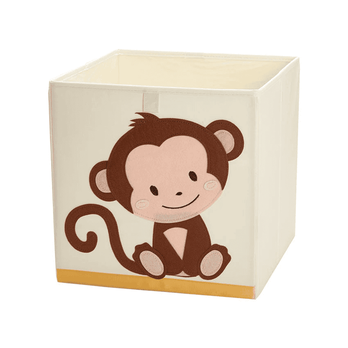 Squared Foldable Storage Box with Animals Multivariant - The Little Big Store