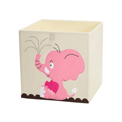 Squared Foldable Storage Box with Animals Multivariant - The Little Big Store