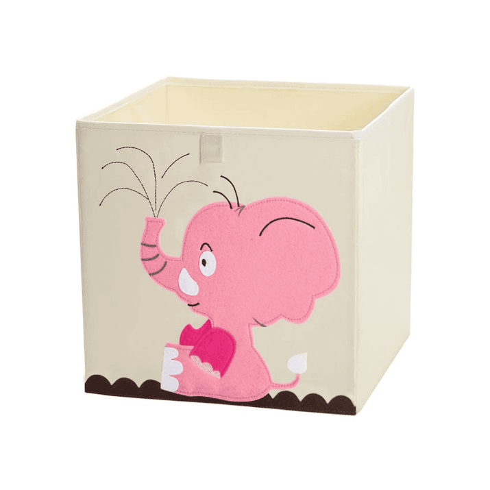 Squared Foldable Storage Box with Animals Multivariant - The Little Big Store