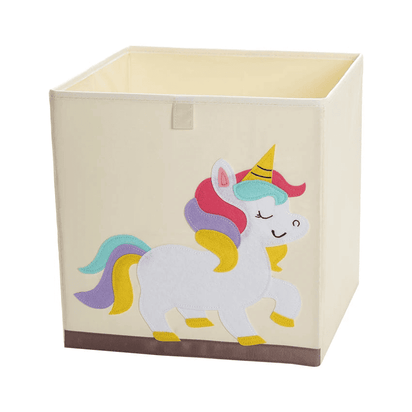 Squared Foldable Storage Box with Animals Multivariant - The Little Big Store