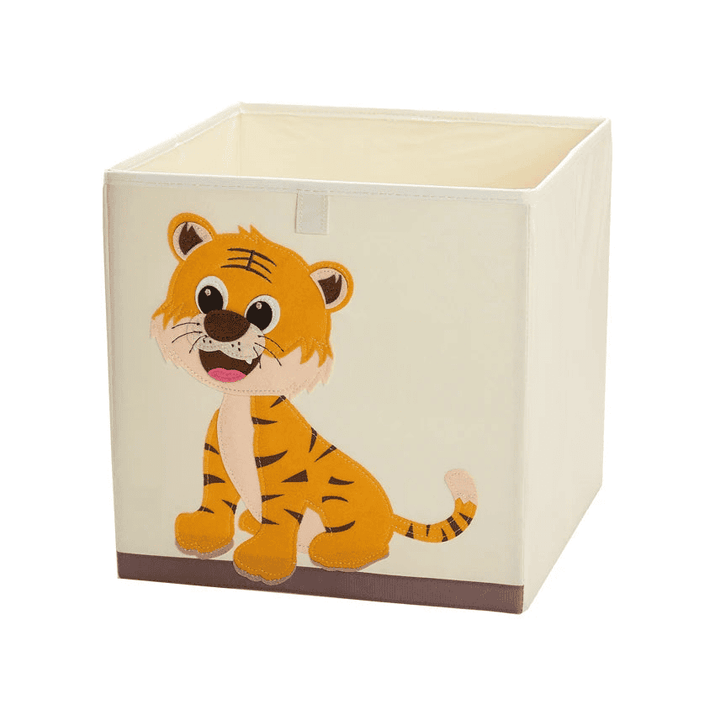 Squared Foldable Storage Box with Animals Multivariant - The Little Big Store