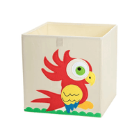 Squared Foldable Storage Box with Animals Multivariant - The Little Big Store