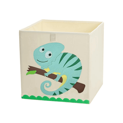 Squared Foldable Storage Box with Animals Multivariant - The Little Big Store