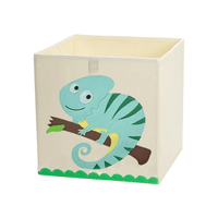 Squared Foldable Storage Box with Animals Multivariant - The Little Big Store