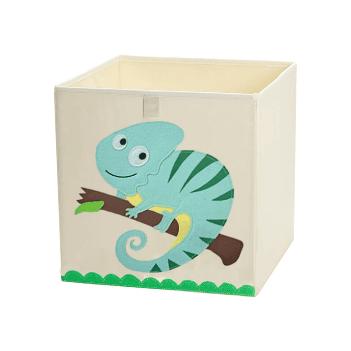 Squared Foldable Storage Box with Animals Multivariant - The Little Big Store