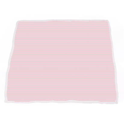 Playful Kitty and Candy Stripe Bamboo Muslin Newcastle Blanket - The Little Big Store
