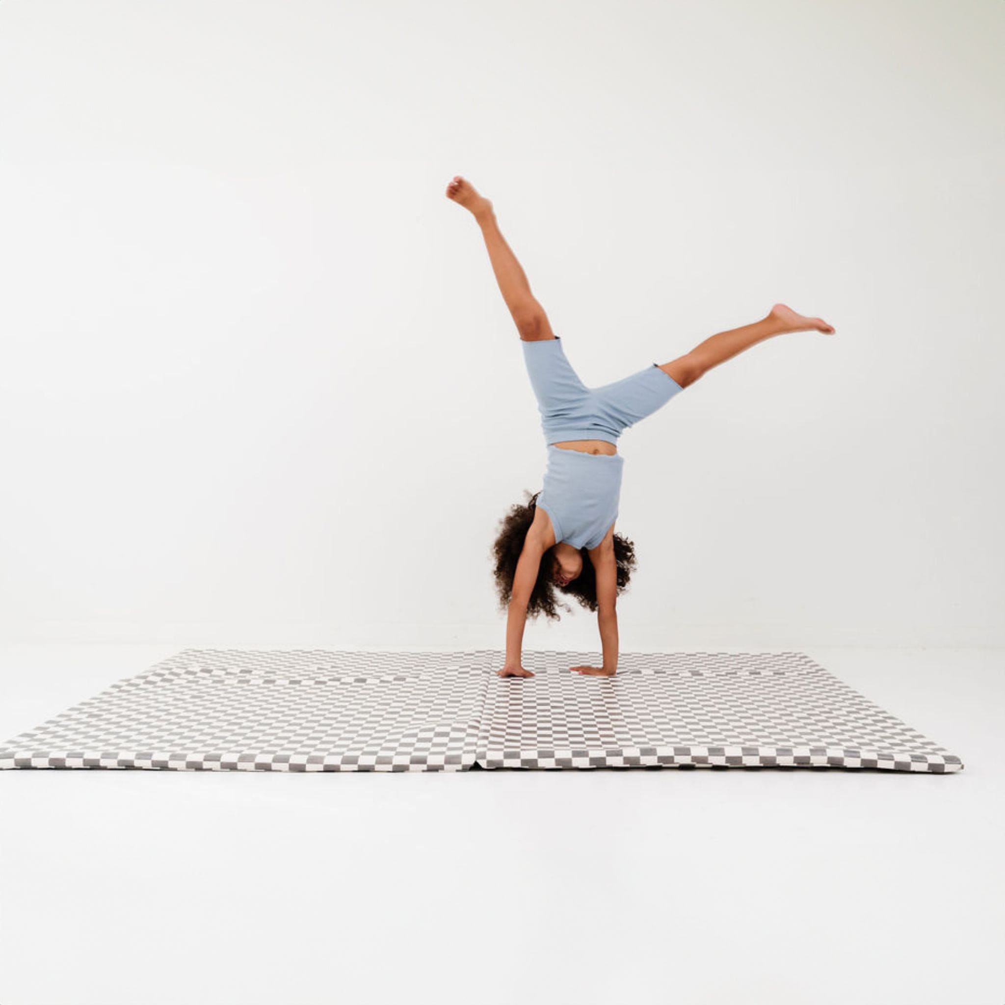 Checker Pepper Vegan Leather Mat - The Little Big Store
