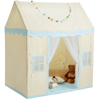 VEVOR Kids Play Tent, Kids Tent for Kids 1-5 Years Old, Toddler Tent with Mat and Tent Lamp, Tent for Kids with Windows for Indoor and Outdoor, Play House Castle Tent for Boys and Girls, Beige - The Little Big Store