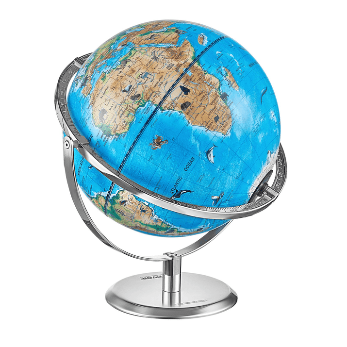 VEVOR Educational Globe for Kids, 10 in/254 mm, Interactive AR World Globe with AR Golden Globe APP LED Night Lighting 720° Rotation, STEM Toy Gifts for Kids Compatible with Android or iOS Devices - The Little Big Store