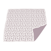 Winsome Butterflies and Orchid Lavender Cotton Newcastle Blanket - The Little Big Store
