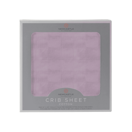Orchid Lavender Cotton Crib Sheet - The Little Big Store