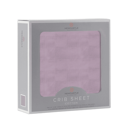Orchid Lavender Cotton Crib Sheet - The Little Big Store