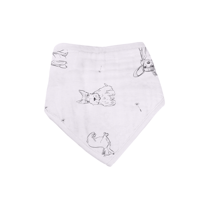 Dandelions Bamboo Bandana Bib 4PK - The Little Big Store