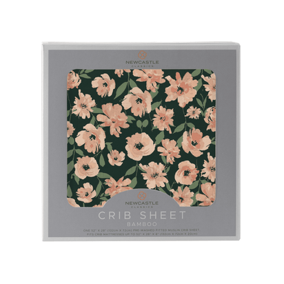 Canyon Sunset Flowers Bamboo Crib Sheet - The Little Big Store