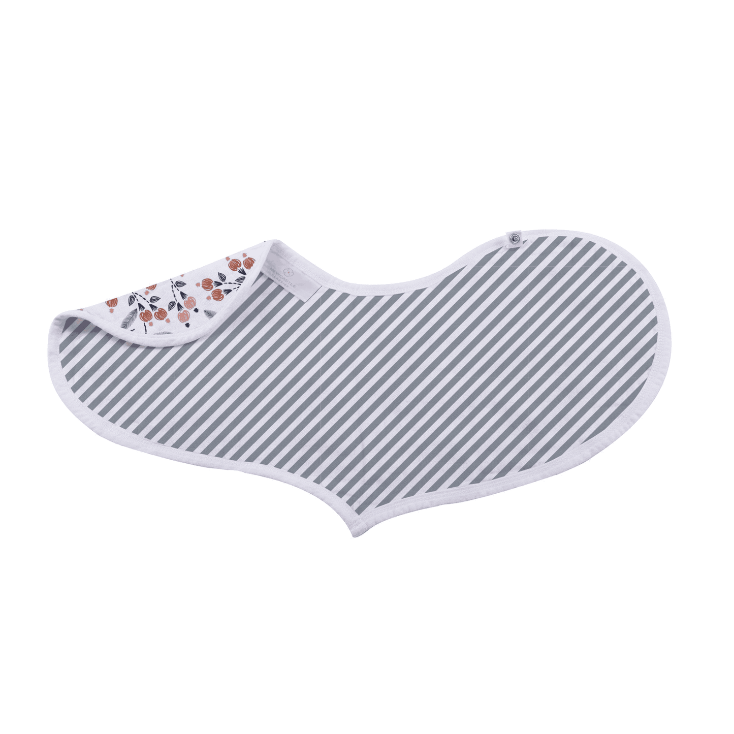 Blooms Floral Bamboo Heart Bib 2PK - The Little Big Store