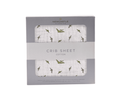 Pteranodon Cotton Muslin Crib Sheet - The Little Big Store