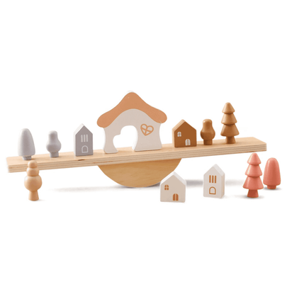 Montessori Wooden Toy Stacking&Threading for children multivariant