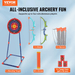 VEVOR Bow and Arrow Set for Kids, 2 Pack LED Light Up Archery Set with 20 Suction Cup Arrows, Standing Target, 2 Quivers, 3 Target Cans, Outdoor Toy Birthday Gift for Boys & Girls 6 7 8 9 10+ Year Old - The Little Big Store