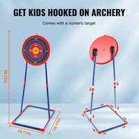 VEVOR Bow and Arrow Set for Kids, 2 Pack LED Light Up Archery Set with 20 Suction Cup Arrows, Standing Target, 2 Quivers, 3 Target Cans, Outdoor Toy Birthday Gift for Boys & Girls 6 7 8 9 10+ Year Old - The Little Big Store