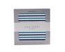 Blue and White Stripe Bamboo Crib Sheet - The Little Big Store