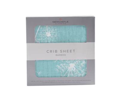 Dandelion Seeds Bamboo Muslin Crib Sheet - The Little Big Store