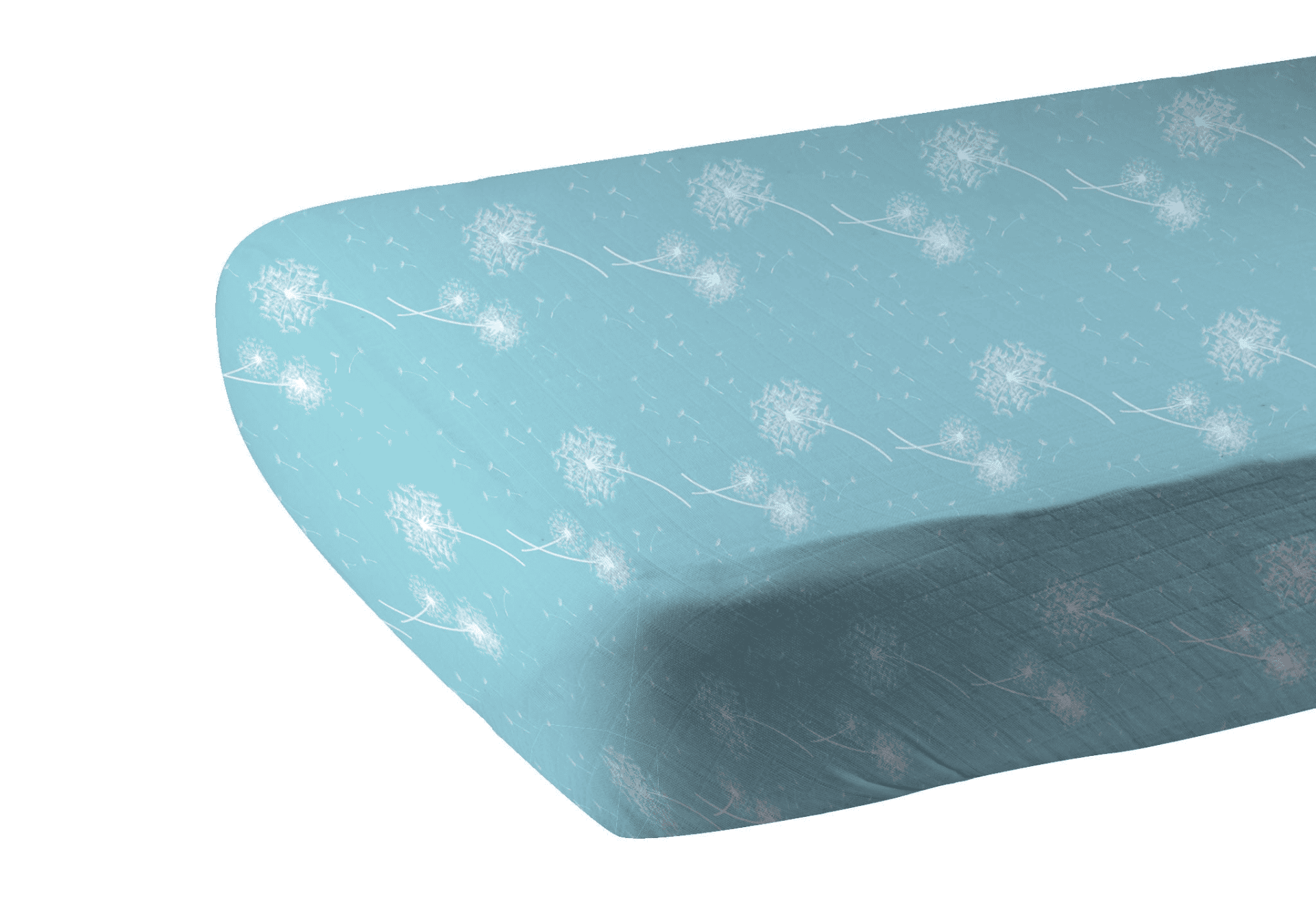 Dandelion Seeds Bamboo Muslin Crib Sheet - The Little Big Store