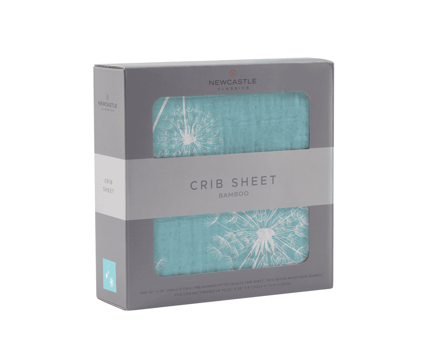Dandelion Seeds Bamboo Muslin Crib Sheet - The Little Big Store