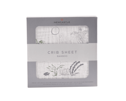Turtles Bamboo Muslin Crib Sheet - The Little Big Store
