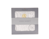 Vintage Wheel Bamboo Muslin Crib Sheet - The Little Big Store