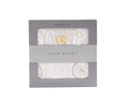 Vintage Wheel Bamboo Muslin Crib Sheet - The Little Big Store