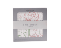 Water Lily Bamboo Muslin Crib Sheet - The Little Big Store