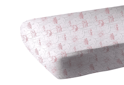 Water Lily Bamboo Muslin Crib Sheet - The Little Big Store