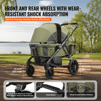 Adventure Cruiser 2-in-1 All-Terrain Stroller Wagon - The Little Big Store