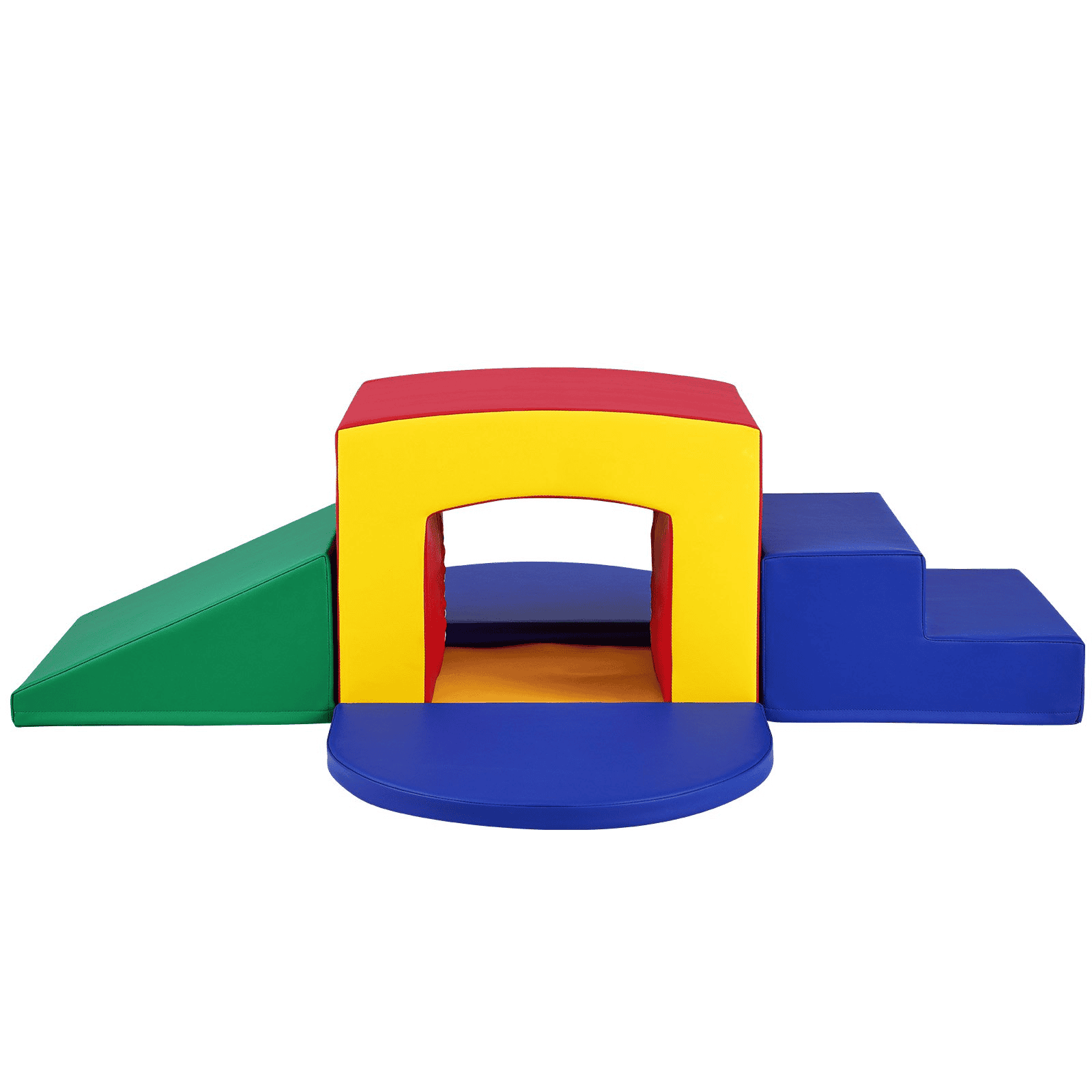Toddler Climbing Toys Indoor, 5 Piece Climb, Crawl and Tunnel Soft Play Equipment, Foam Climbing Toys, Kids Tunnel Maze with Stairs and Ramp,Indoor for Preschoolers Easy to Clean (Assorted) - The Little Big Store