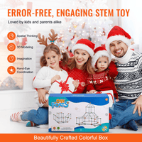 VEVOR Tent Fort Building Kit for Kids STEM Construction Toy Set Castle 120PCS - The Little Big Store