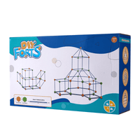 VEVOR Tent Fort Building Kit for Kids STEM Construction Toy Set Castle 120PCS - The Little Big Store