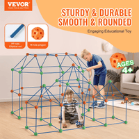 VEVOR Tent Fort Building Kit for Kids STEM Construction Toy Set Castle 180PCS - The Little Big Store