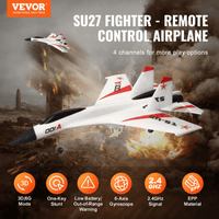 VEVOR RC Airplane Fighter EPP Foam RC Plane Toy 2.4GHz Remote Control 3D/6G Mode - The Little Big Store