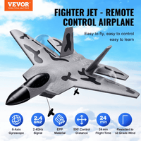 VEVOR RC Airplane Fighter EPP Foam RC Plane Toy with 2.4 GHz Remote Control - The Little Big Store