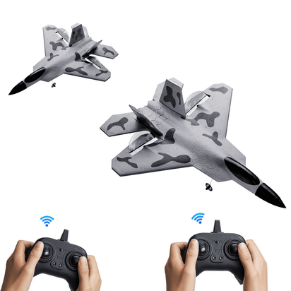 VEVOR RC Airplane Fighter EPP Foam RC Plane Toy with 2.4 GHz Remote Control - The Little Big Store