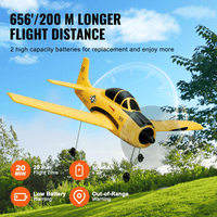 VEVOR RC Airplane Trainer Aircraft EPP Foam RC Plane Toy 2.4 GHz Remote Control - The Little Big Store