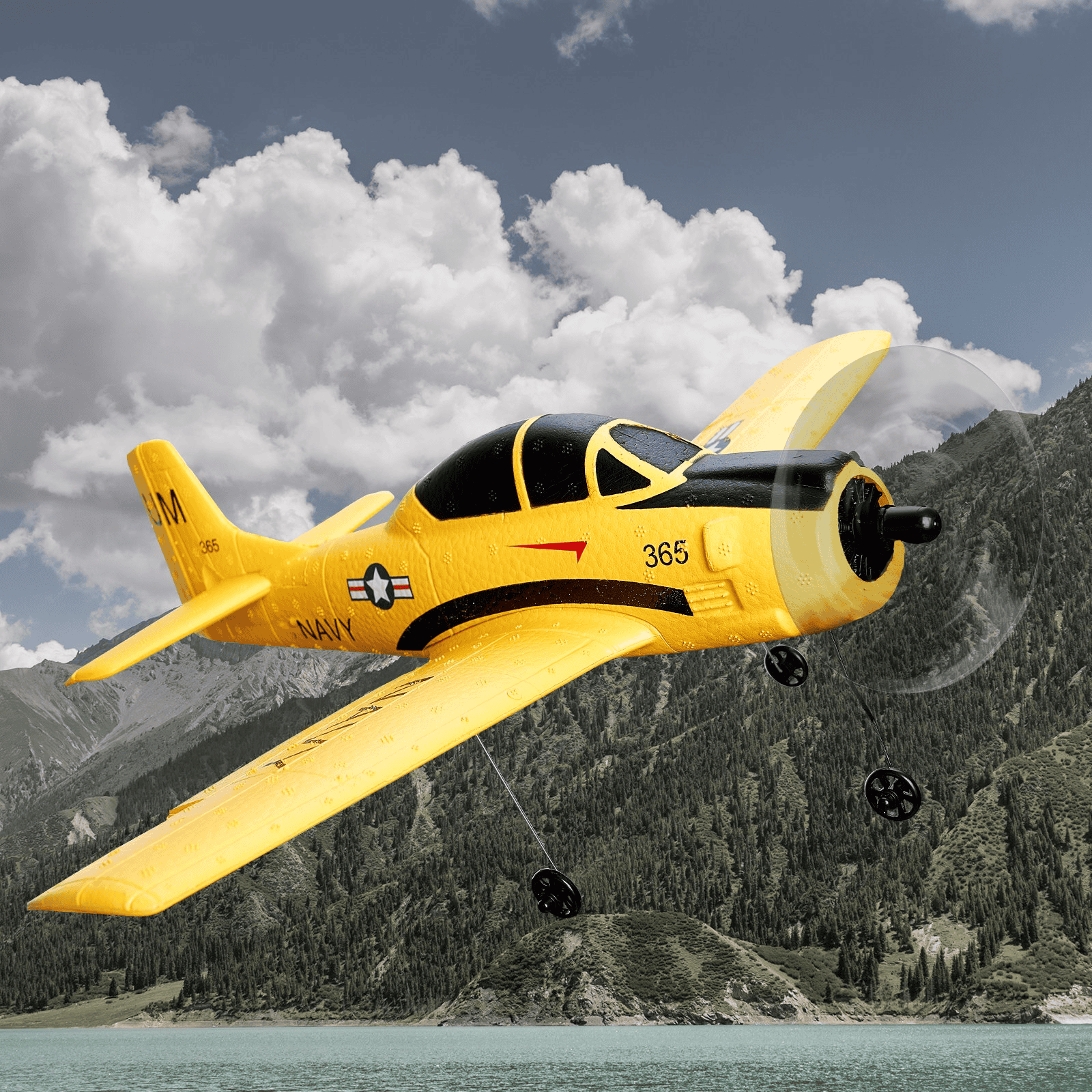 VEVOR RC Airplane Trainer Aircraft EPP Foam RC Plane Toy 2.4 GHz Remote Control - The Little Big Store