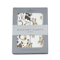 Animal Print and Hungry Giraffe Changing Pad Cover/Bamboo Bassinet Sheets - The Little Big Store