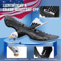 VEVOR RC Airplane Biomimetic Eagle EPP Foam RC Plane Toy 2.4 GHz Remote Control - The Little Big Store