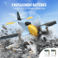 VEVOR RC Airplane WWII Fighter EPP Foam RC Plane Toy with 2.4 GHz Remote Control - The Little Big Store