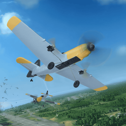 VEVOR RC Airplane WWII Fighter EPP Foam RC Plane Toy with 2.4 GHz Remote Control - The Little Big Store