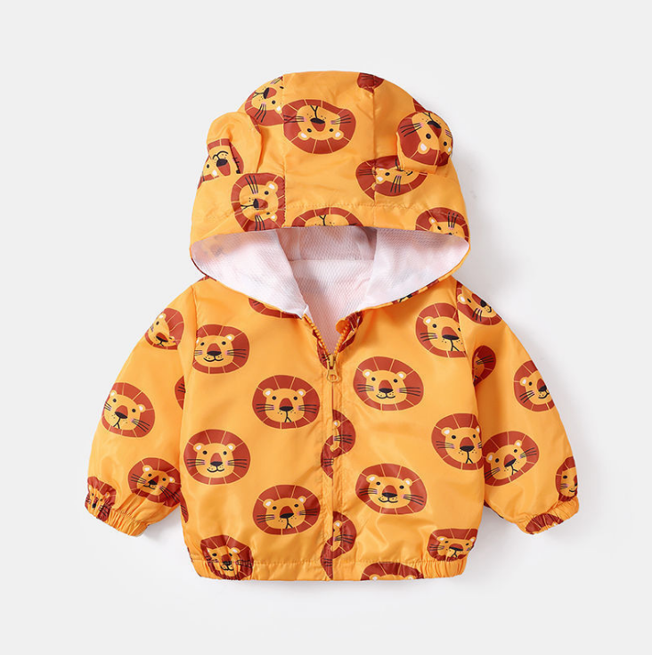 Toddler Cartoon Fleece Jacket - Fall/Winter