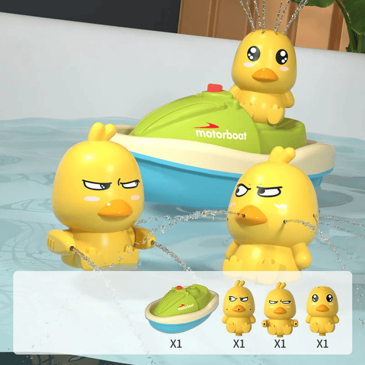 Bath Toy splashing ducks multivariant - The Little Big Store
