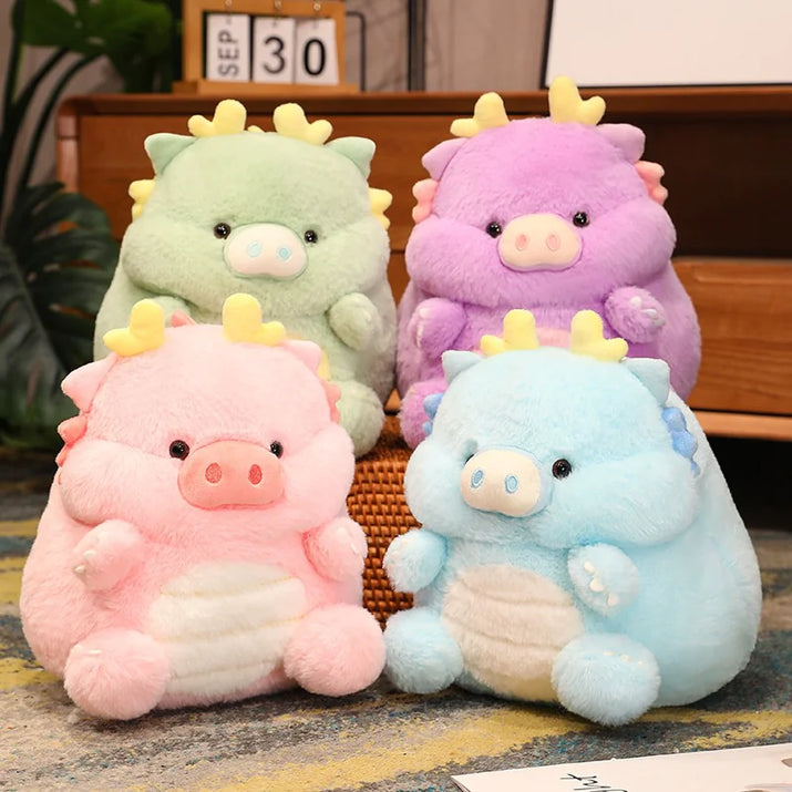 Cute Dragon Pig Plush Toy - The Little Big Store
